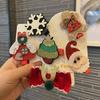 Children's Santa Claus Cartoon Hair Clips: Christmas Accessories for Kindergarten Girls
