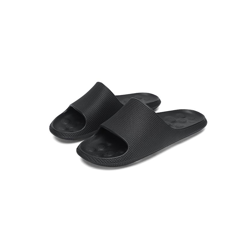 Summer New Flat Heel Sandals Home Indoor Bathroom Slippers Non Slip Rubber Block Design Suitable For Both Men And Women