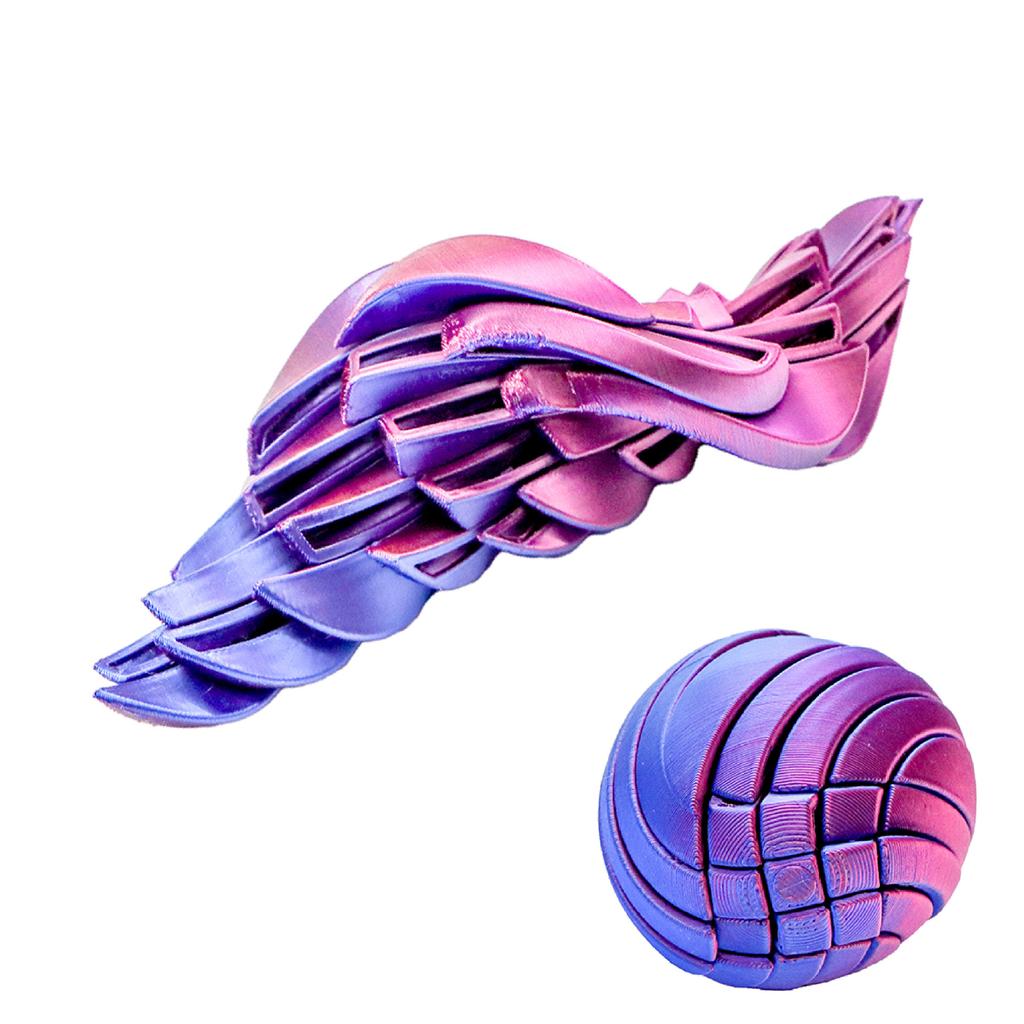 Ungiftiger 3D-Schleimball Fidget Toy Spiral Stressabbau Sensorisches Spielzeug für Kinder Erwachsene Weihnachten Geburtstagsparty Geschenke Angstabbau Spielzeug