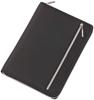 Raymay Fujii Notebook Double Black CN182B Cover, Multi-Cover Notebook, Nilon, Zipper, A5,