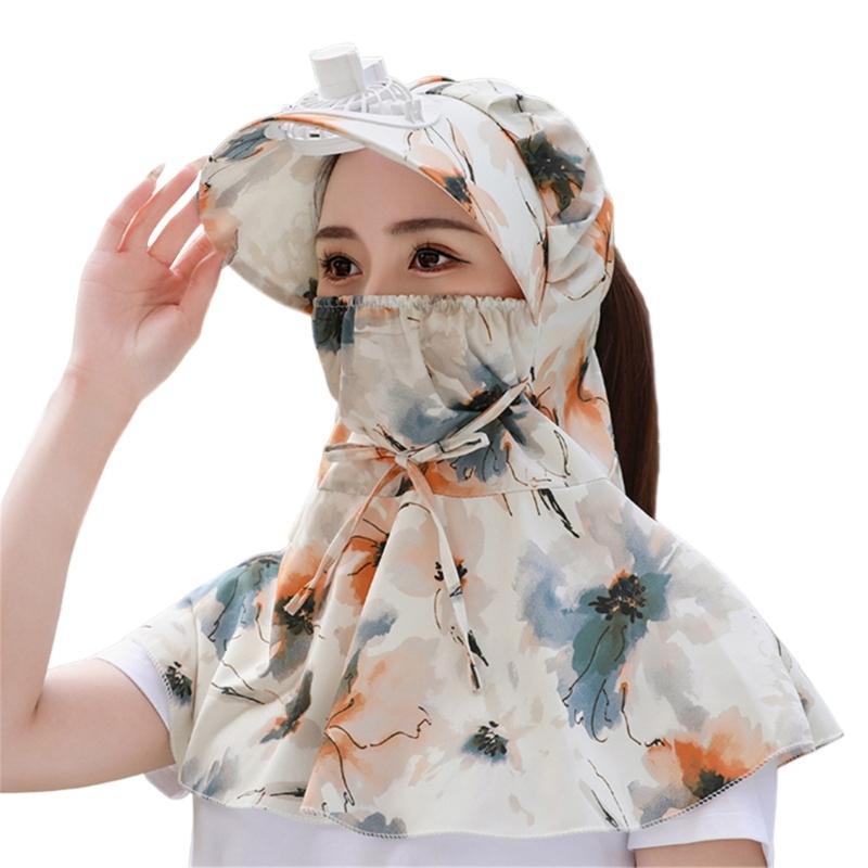 Sunshades Sun Hat with Fan for Girls Women Camping Hat Casual for Sports Gym Mountain Camping Hat Outdoor Activity