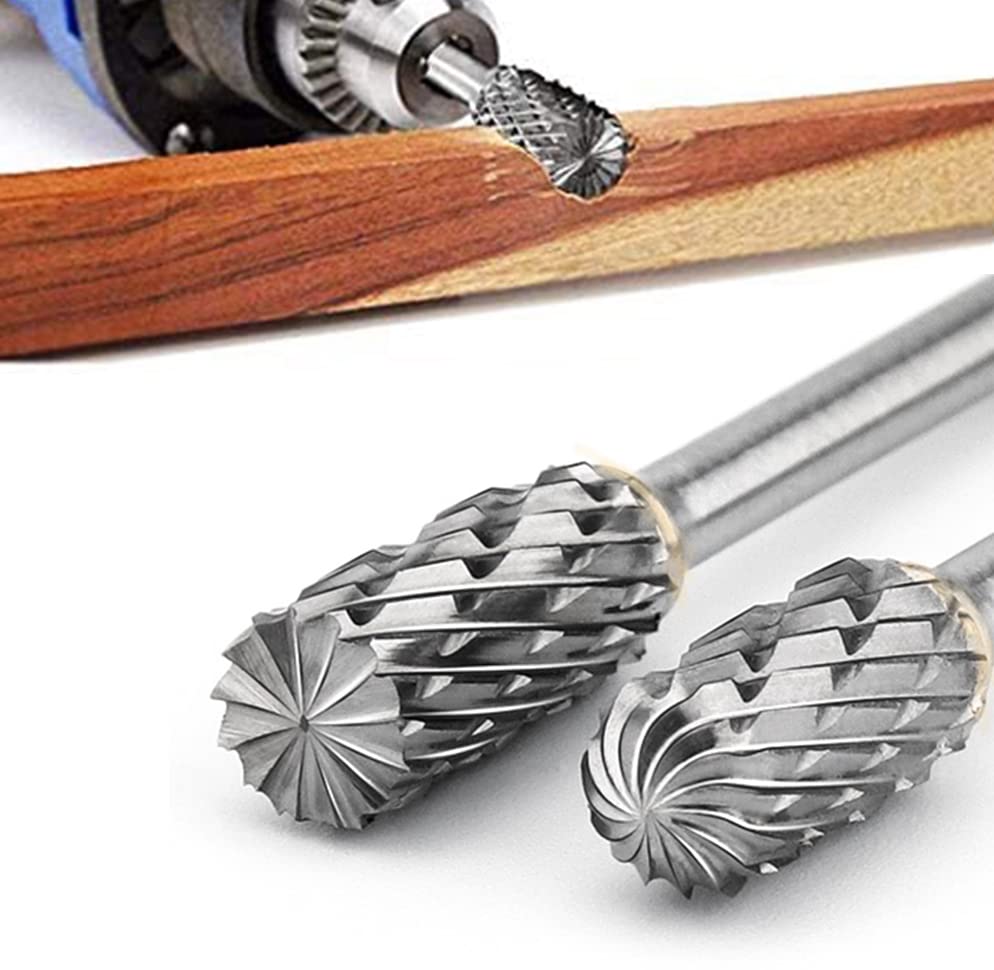 Kimlonton Super Hard Tungsten Steel Router Carbide Drill Set of 20 Blade Comes In a Dedicated Plastic Essential for and Craft Burs, Bits, Bits, (Shank