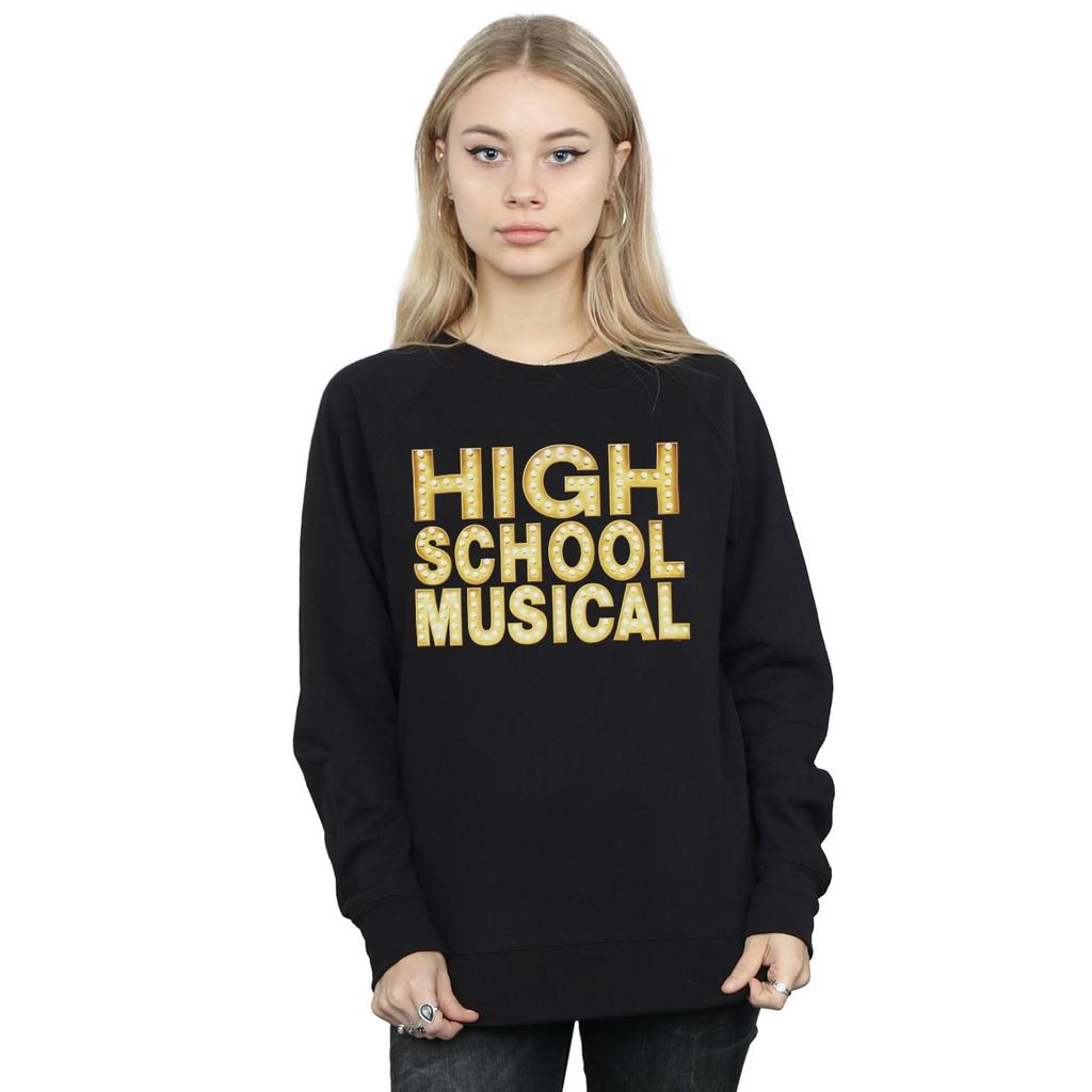 Disney Womens/Ladies High School Musical The Musical Lights Logo Sweatshirt