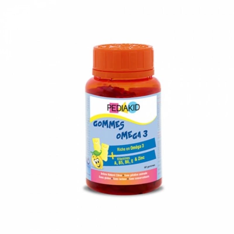 

PediaKid Omega 3 60 Tablets (Lemon Flavor)