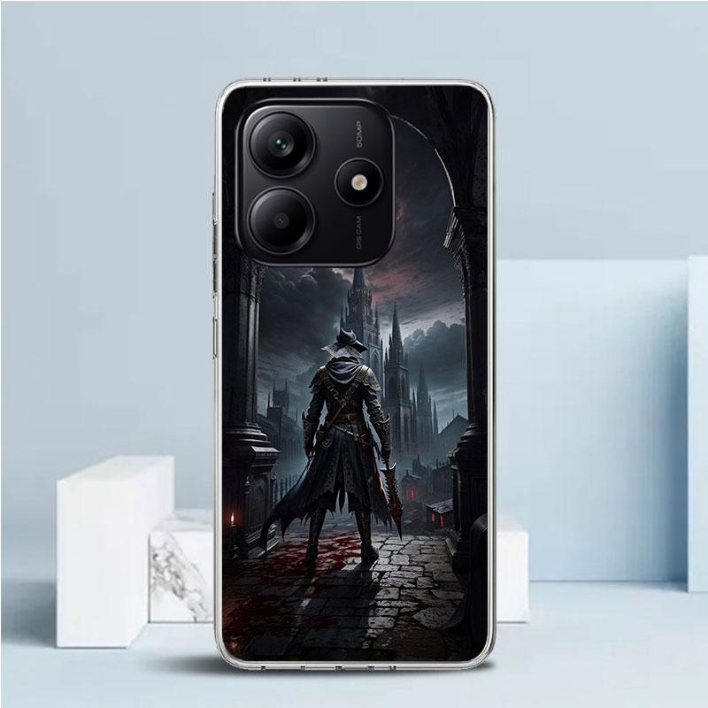 

Bloodborne Game Soft Cover for Xiaomi Redmi Note 15 14 13 12 Pro Plus Phone Case 14S 11S 11T 11E 10S 10 4G Pattern Shell Redmi N Redmi Note 10 4G