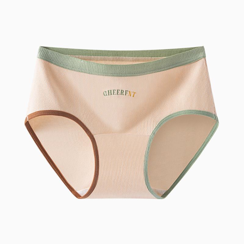 Women s Summer Fashion New Pure Cotton 5A Crotch Antibacterial Cotton Crotch Waist Triangle Briefs M
