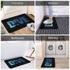 Dive  Diver Fashionable Style Door Mat Machine Washable for Bathroom Bedroom Living Room Entrance