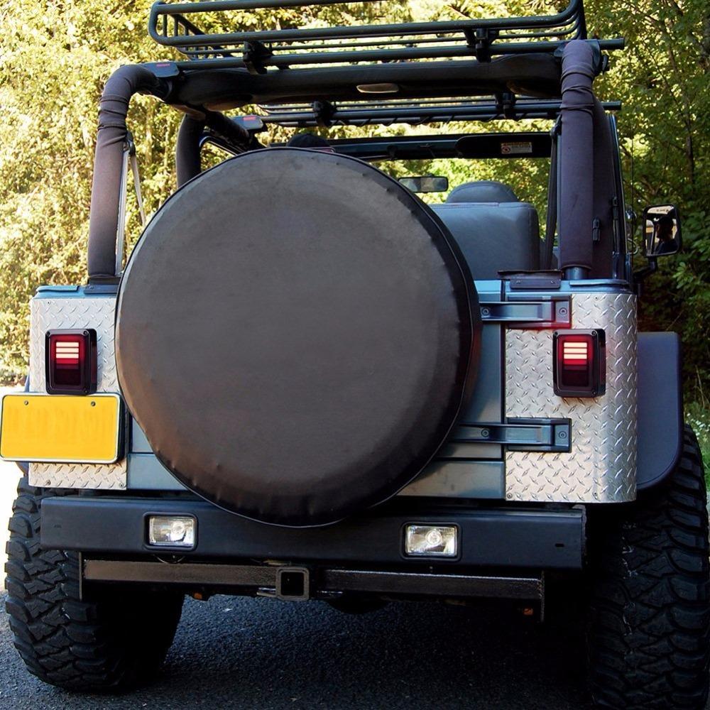 LED Tail Lights Smoke Lens For Jeep Wrangler 2007-2017 JK JKU With Break Back Up Light Reverse Turn Parking Signal Lamp Assembly