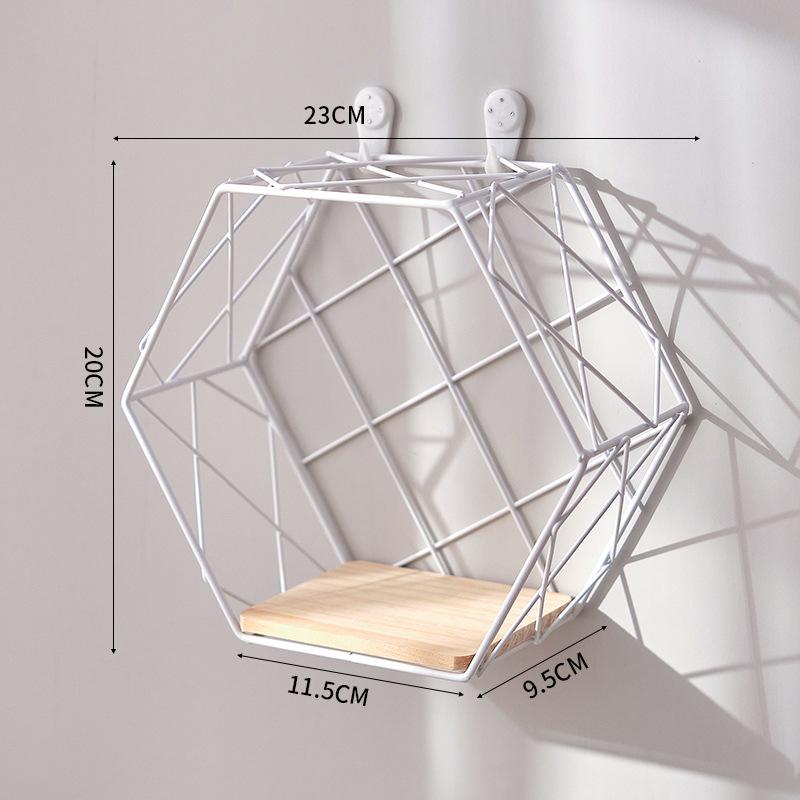 Living Room Wall Mounted Shelf Creative Home Wall Mounted Shelf Bedroom Decoration Wall Mounted Decoration Storage Rack