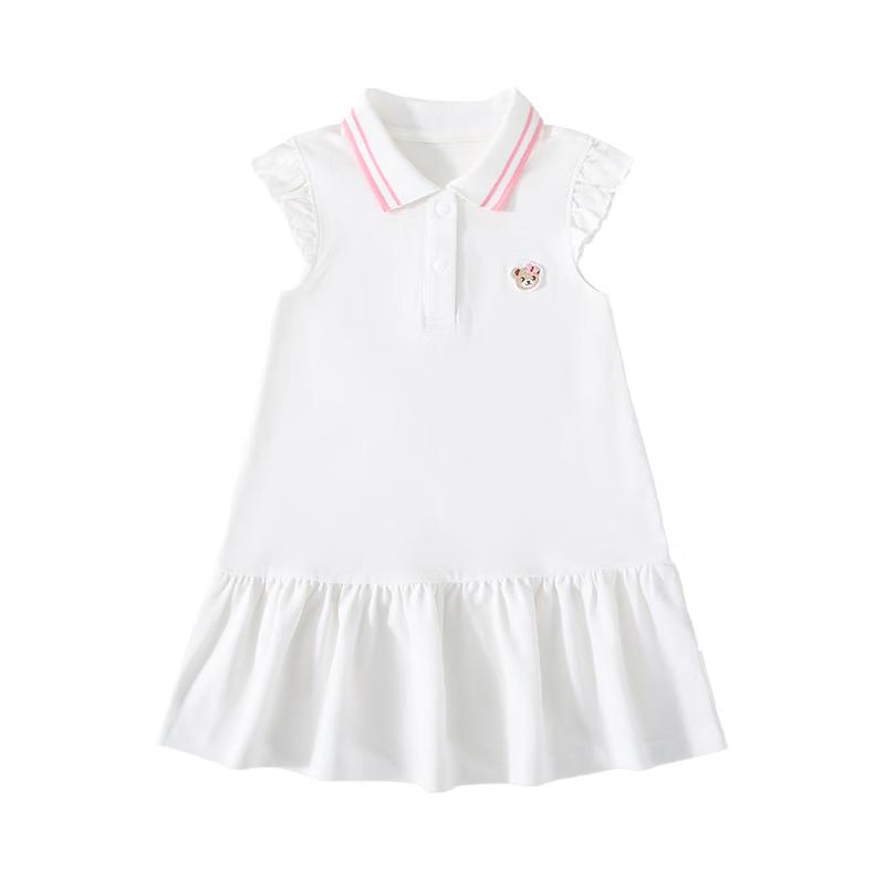 Classic Teddy Girls  Summer Flutter Sleeve Princess Dress 110