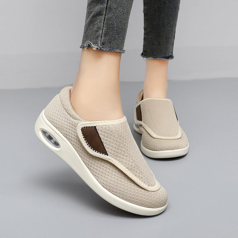XIHAHA New Casual Orthopedics Wide Feet Swollen Shoes Thumb Eversion Adjusting Soft Comfortable Diabetic Shoe Walking Shoes