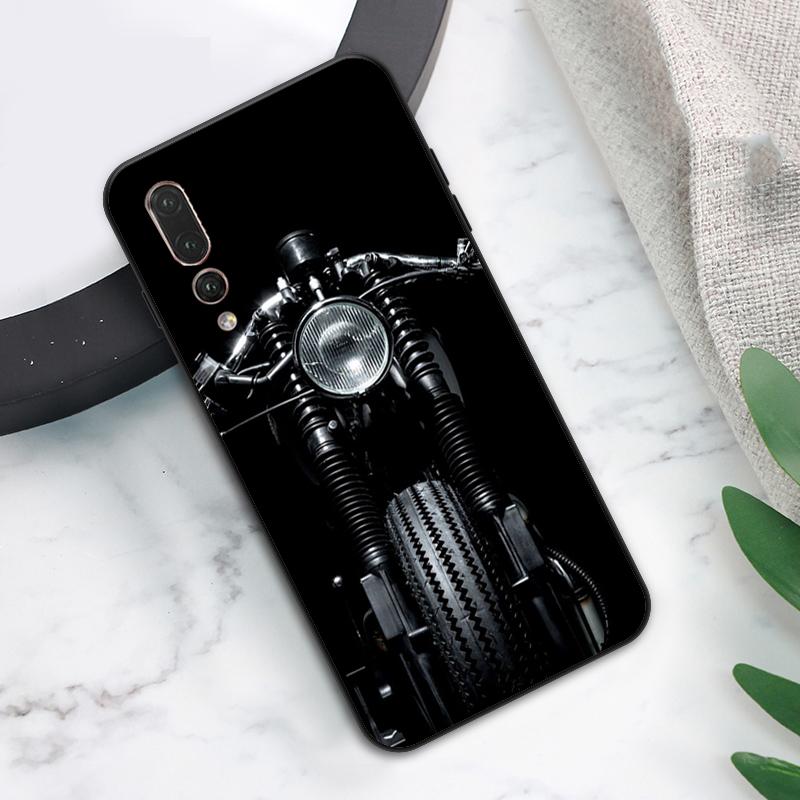 

Vintage Motorcycle Case For Huawei Nova 3i 7i 8i 11i 12i 9 10 SE Y73 Y90 Y70 Y72 Y61 Y91 P30 P40 Lite P60 Pro Huawei Nova Y73
