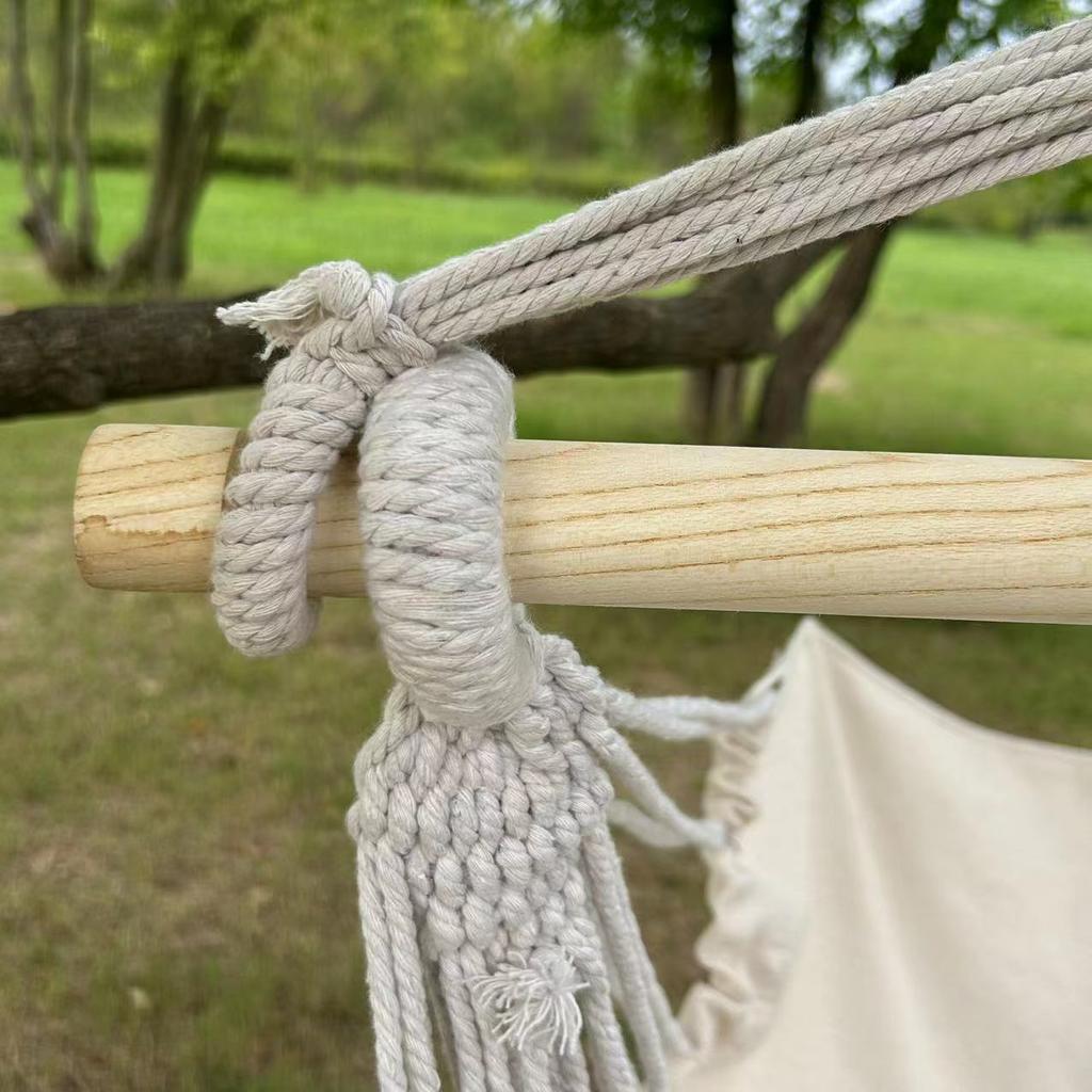 1 Stück Freizeithängemattenstuhl Outdoor Schaukelstuhl Hängematte Schlafsaal Hängemattenstuhl Anti-Kipp-Hängematte mit Aufbewahrungstasche