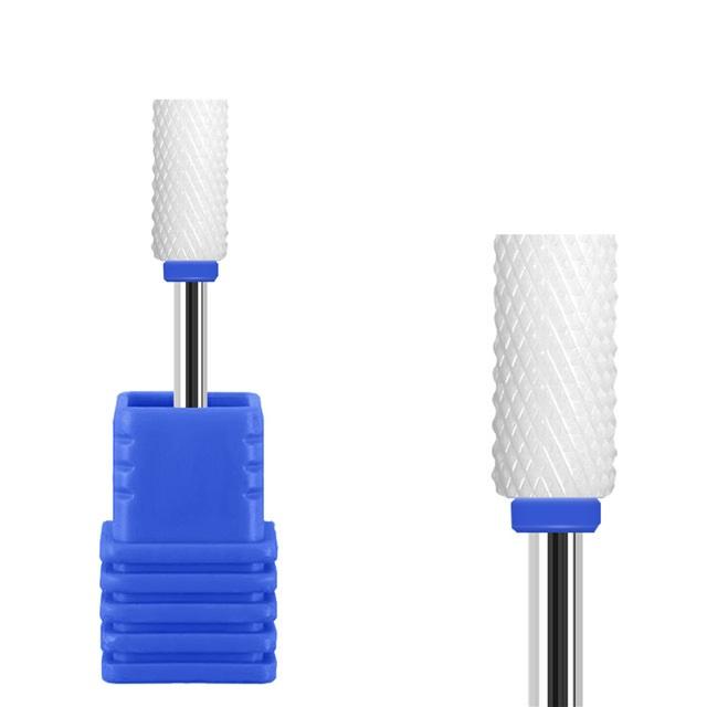 Керамические твердосплавные сверла для ногтей, вращающиеся фрезы для ногтей, электрическая дрель для маникюра