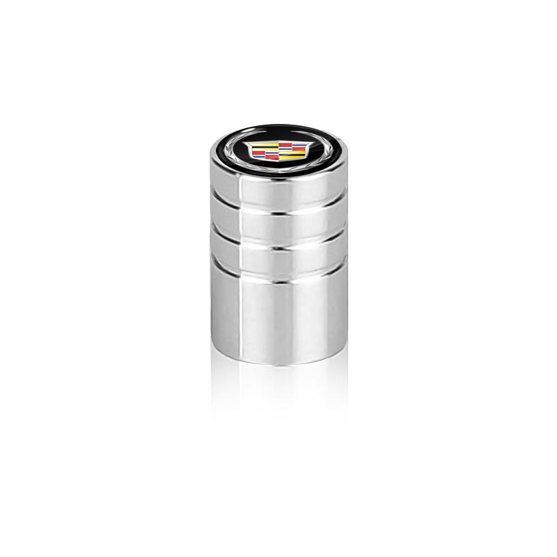 4Pcs Metal Car Wheel Tire Valve Core Cap Car Styling For Cadillac Escalade Tiburon Deville Seville XT5 XTS CTS BLS SLS DTS SRX Metal