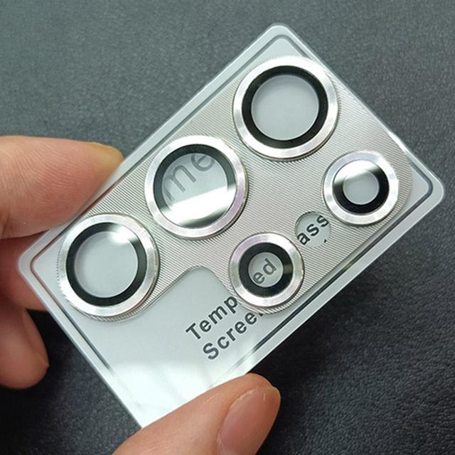 S23ultra Metal Full Cover Camera Lens Protector For Samsung Galaxy S24 S23 Ultra S23+ S23 Plus Protective Len Cap Tempered Glass