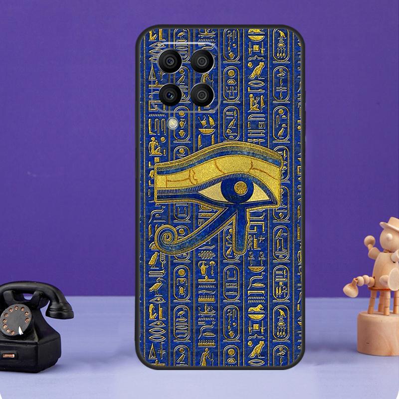 Sacred Eye of Horus Egypt Fresco Case For Samsung Galaxy M34 M13 M53 M51 M31 M11 M14 M54 M12 M32 M52 M16 M36 M56 M15 M35 M55