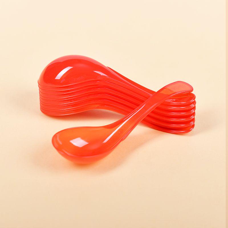 Disposable Gold Foil Wedding Tea Cups: Thickened Red Festive Collection 50 sets