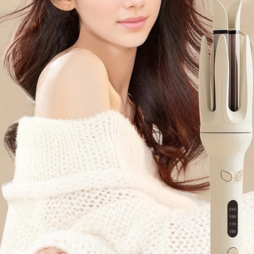 Anti-Tangle Design Electric Curling Stick Ceramic Coating Rotating Curl Iron  Travel