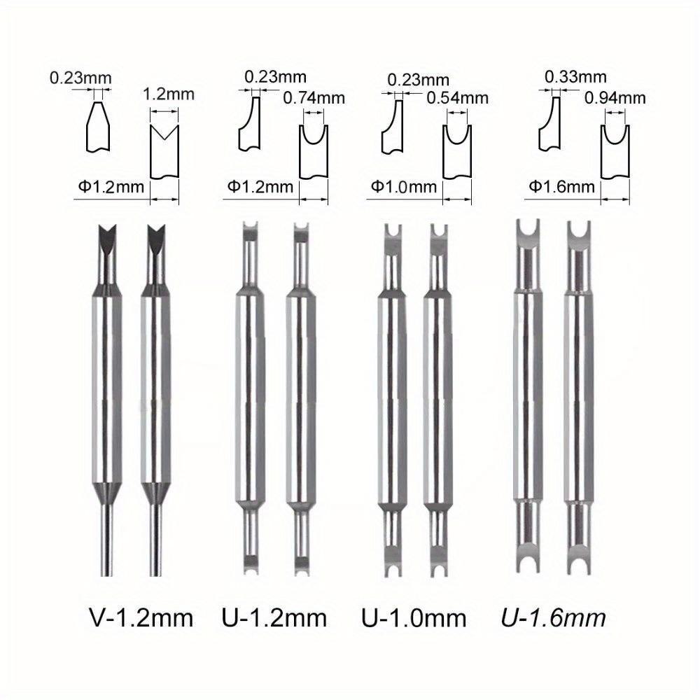 Watch Band Remover Plier Spring Bar Watch Strap Aluminum Alloy Repair Removing Tool V-Shaped Adjuster Plier Repair Tool