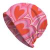 Bonnet Hats Pink Heart Men Women's Thin Hat Cute Pattern Retro Cap Street Skullies Beanies Caps