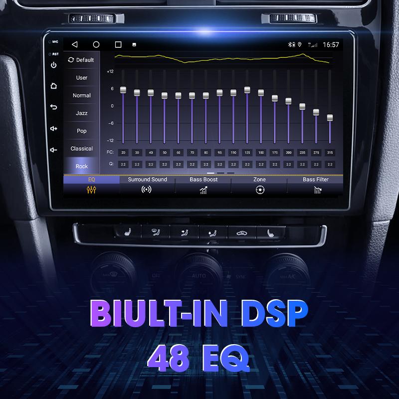 2 Din Android 12 Car Radio For Volkswagen VW Golf 7 MK7 GTI 2011 - 2025 Multimedia Video Player GPS 4G Carplay Auto Stereo QLED