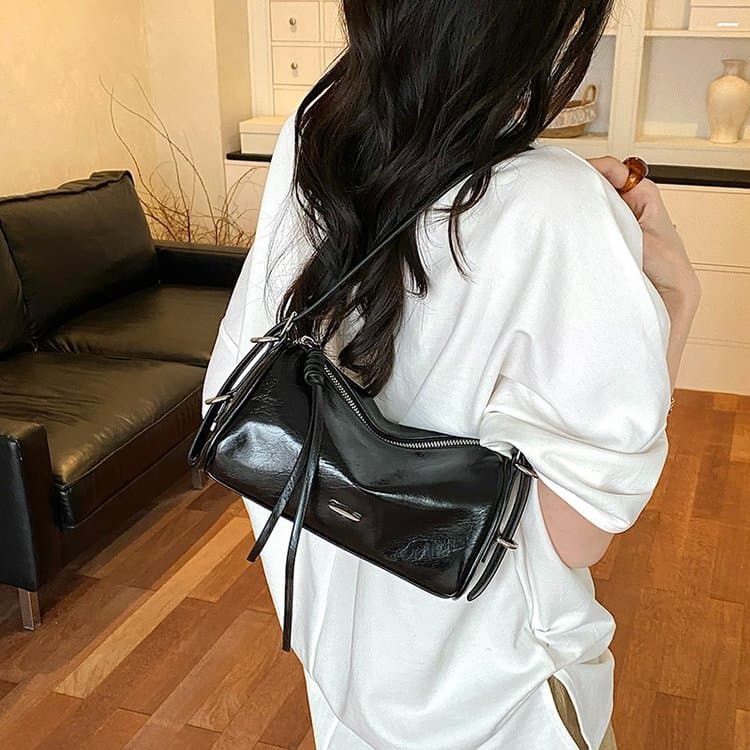 Cylinder baguette small bag shoulder underarm women's bag