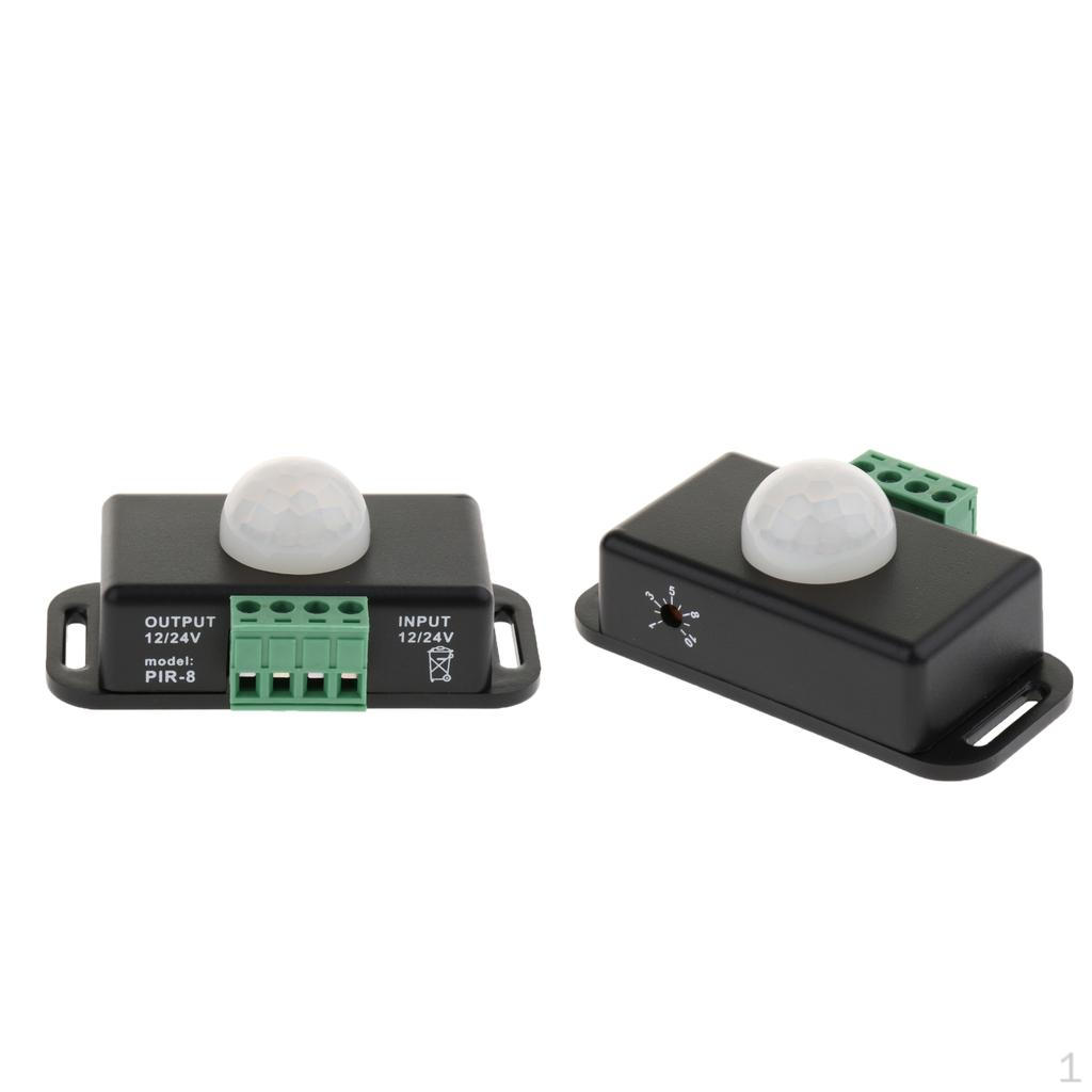 

2 Pieces 12V 24V Dimmer Switch Black