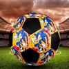 Sonic the Hedgehog2 Soccer Ball Colorful All Ages Machine Stitched PVC Competition Ready Durable High-Bounce.SIZE5