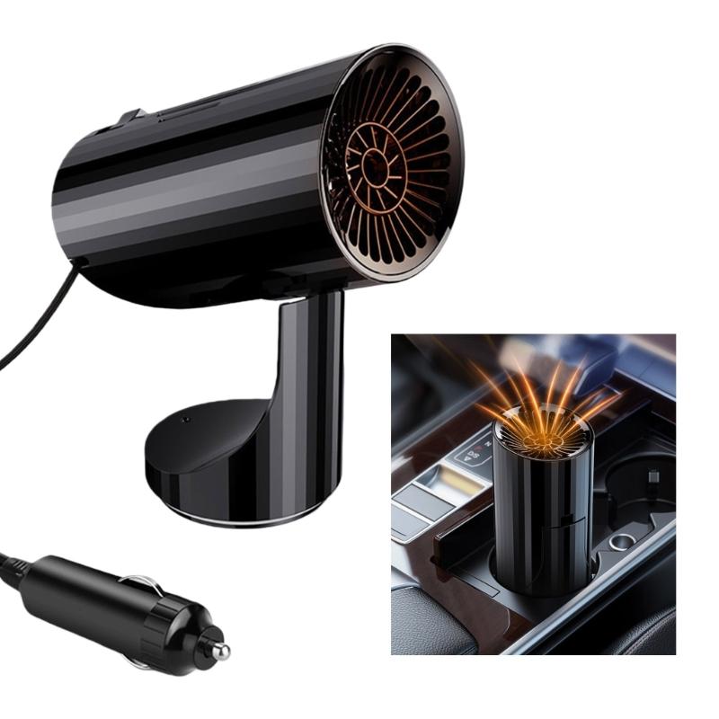 Upgrades 12V Double Function Car Heater & Defroster for Rapid Warming & Windshield Clearing in Cold Weather Conditions