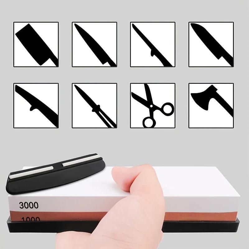 

1 комплект 1000/3000 меш, точильный камень, бытовой кухонный нож, специальный для кухонной кромки, двухсторонний толстый быстрый точильный камень SS set