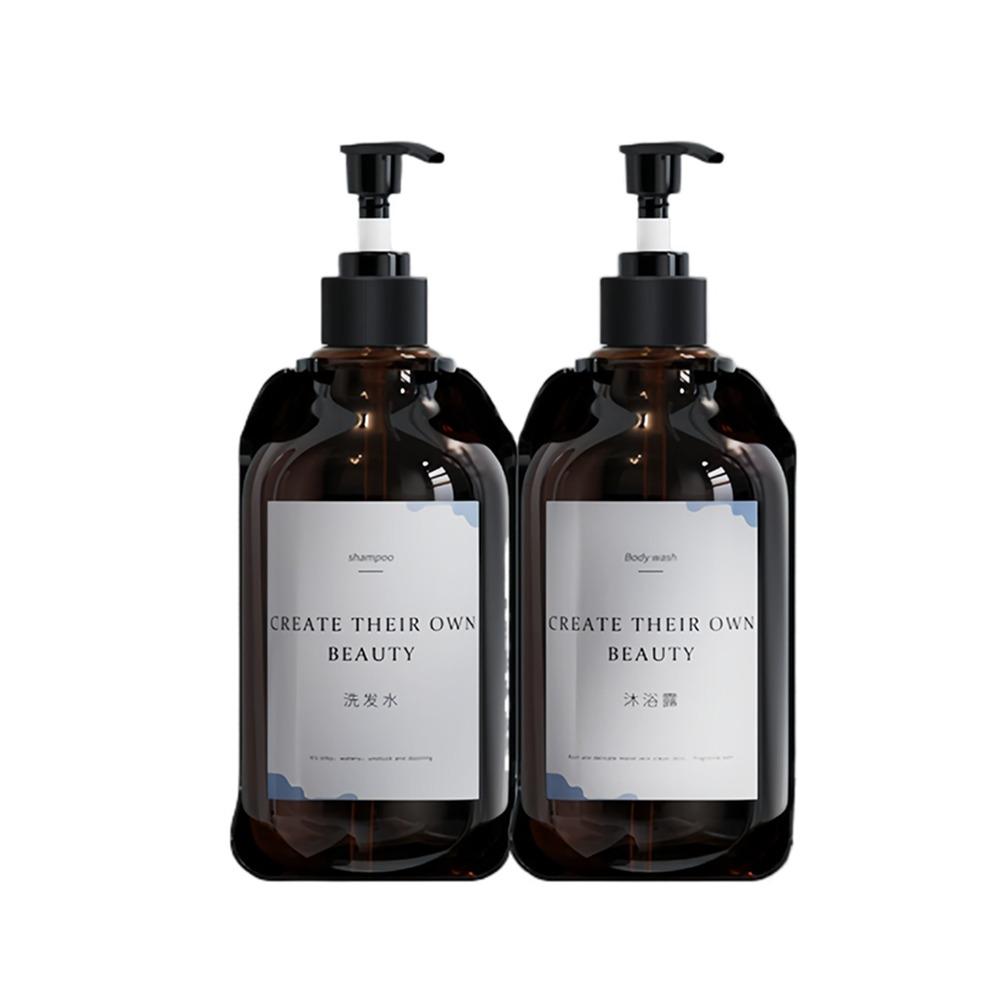 

Прозрачный/Коричневый Настенный Дозатор Мыла Ручной Нажим Банка для Дезинфицирующего Средства для Рук Пустая Бутылка с Помпой Отель Amber 2 Black Head