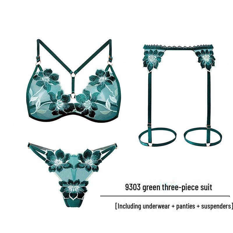 Large Sexy Lingerie Set: Tempting Thong with Pearl Massage & Open Crotch
