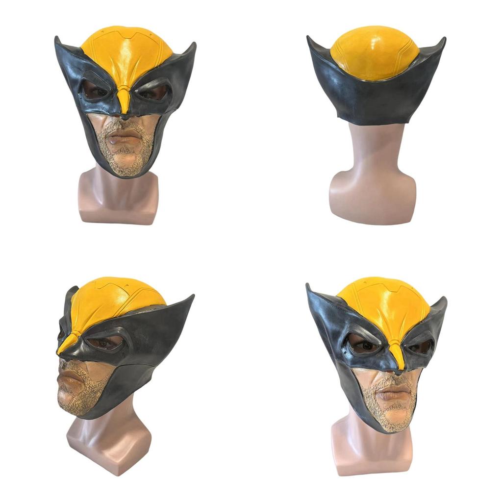 Marvel Maska Wolverina Halloween Cosplay Rekvizita Pryskyřice Polomechanické Umění Pro Fanoušky