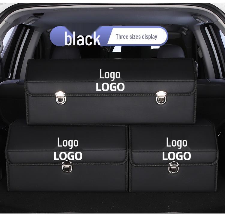 Multi-functional Leather Car Trunk Organizer and Storage Box