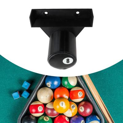 Praktischer Pool Queue Kreidehalter Wandmontiertes Dreieck Ballständer Hänger mit Schrauben Tisch