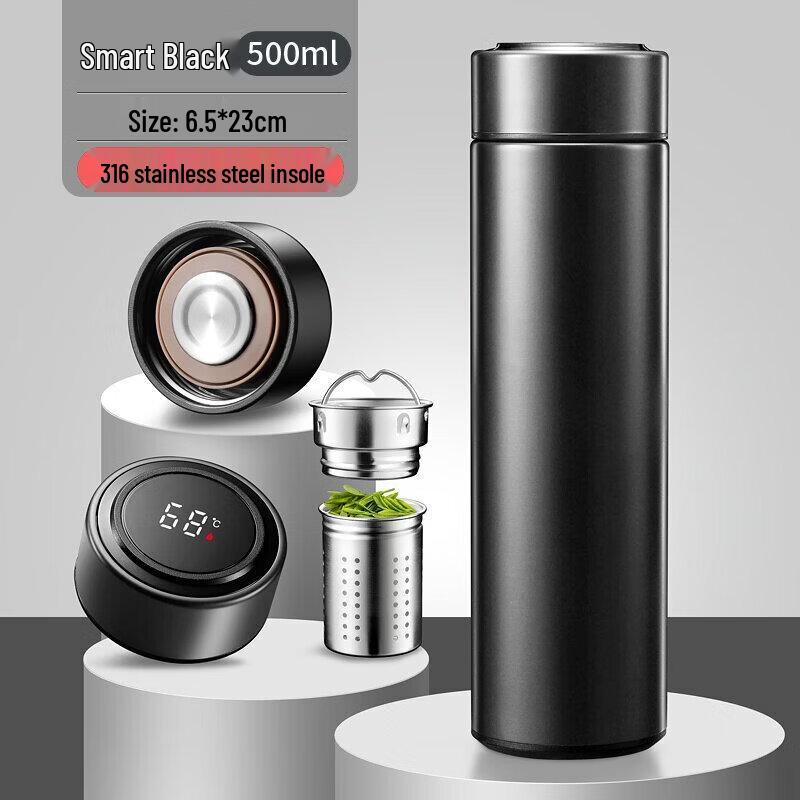 Qiwei Smart 316 Stainless Steel Insulated Tea Tumbler