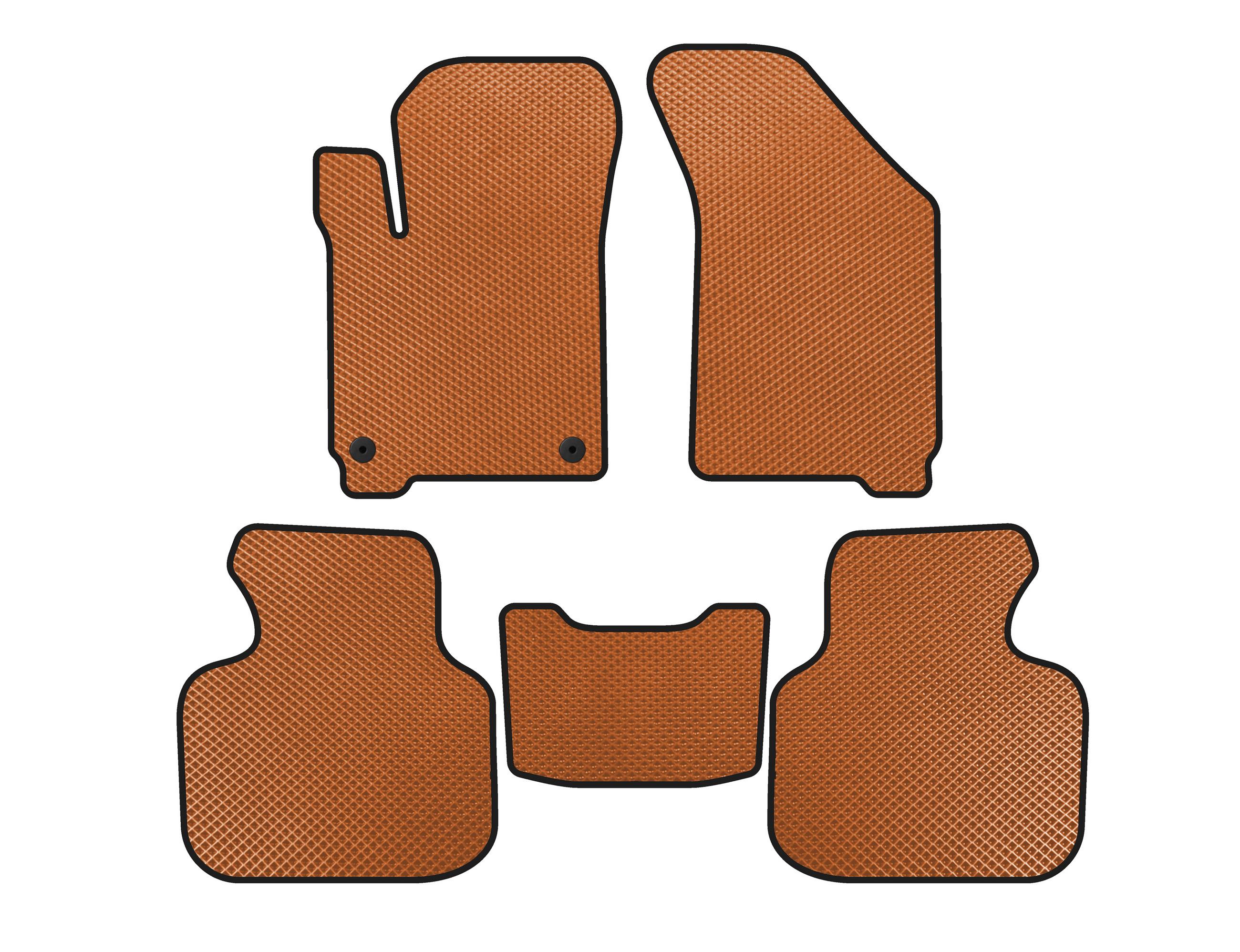 

EVA mats (2011-2020, 7-seater, Orange) for Dodge Journey 2008-