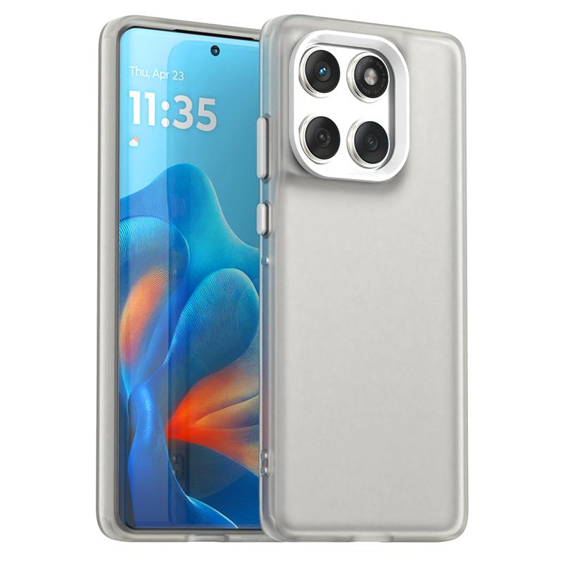 Anti-Drop Candy Color Case For Motorola Edge 60 Matte PC Transparent Back Case Moto Edge 60 Fusion Cover For Moto Edge 60 Case