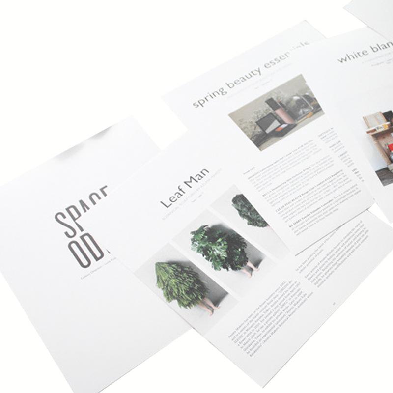 Nordic Minimalist Card Insert for Photography Backgrounds – English Page Design Prop