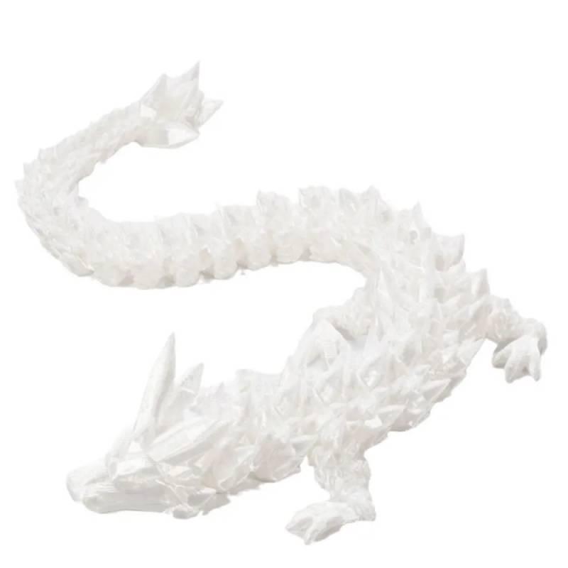 3d Night Glow Crystal Dragon Figurine Creative Modern Art Decorative Toy 22cm