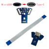1 Set Universell Für PS4 Controller 040 050 055 DIY Zubehör Für DualShock 4 USB Typ C Ladeplatine MOD