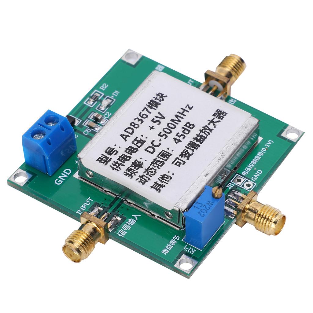 Variable Gain  Amplifie Module 1‑500MHz Radio Frequency Broadband  Module 45dB AD8367