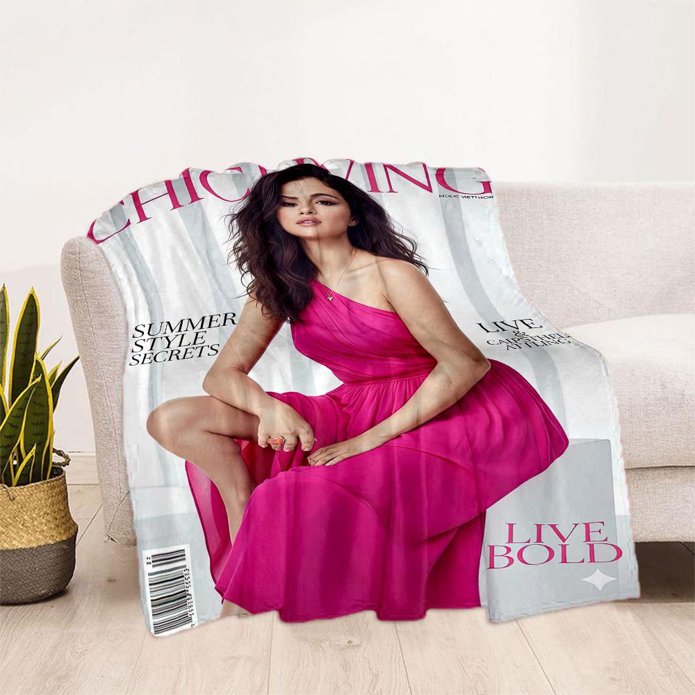 Selena Gomez Blankets are suitable for living rooms,making them an ideal choice for outdoor travel and gifts.