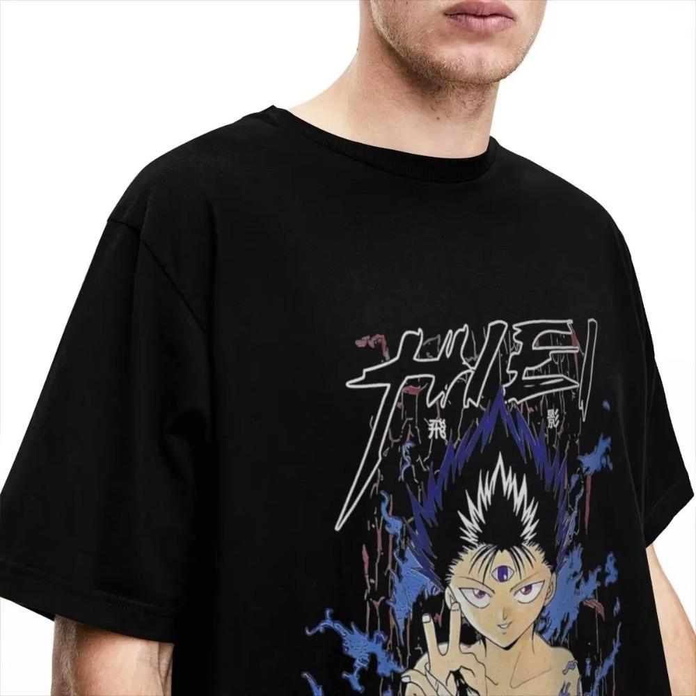 Herren Damen Yu Yu Hakusho Hiei Hemd Bekleidung Fantastisches T-Shirt Oberteil T-Shirt Kleidung Original