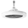LED Ceiling Fan E27 Dimmable, 3 Speeds, Remote Control, Timer, Gray