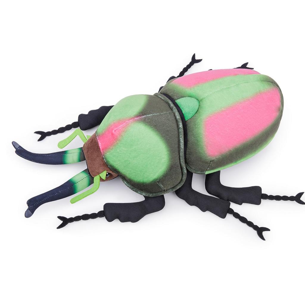 Lilizzhoumax Realistic Colorful Stag Beetle Plush Animal Toy Soft Beetle Stuffed Animal for Home Cute and Unique - 35cm, Kids, Decor,