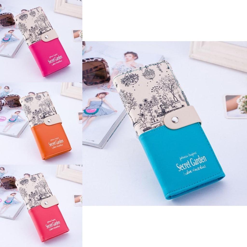 Secret Garden 2019 Artificial Leather Wallet Women Purse Fashion Pastoral Fresh