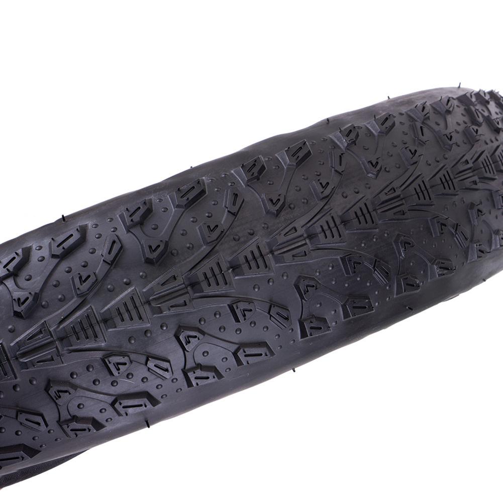 20/26In Bicycle Inner Tube Anti Slip Fat Bike Tire Wear Resistant Treaded Tire Anti Shake Mountain Bike Tire Bicycle Accessories