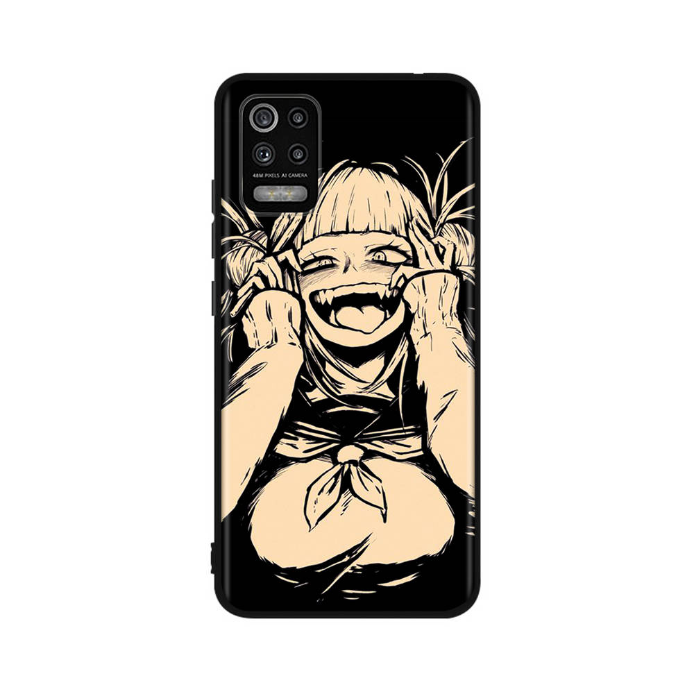 DT3 Hero Academia Toga Case for iPhone 16 15 Plus 14 13 12 11 Pro 8 7 6S 6 SE 5S X XR XS Max Realme C30 C33 C31 9I Huawei P30 Black Soft Cover
